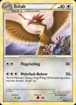Ibitak card in German