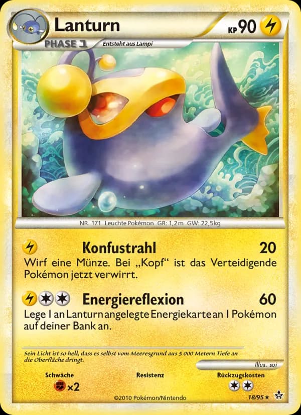 Lanturn card in German