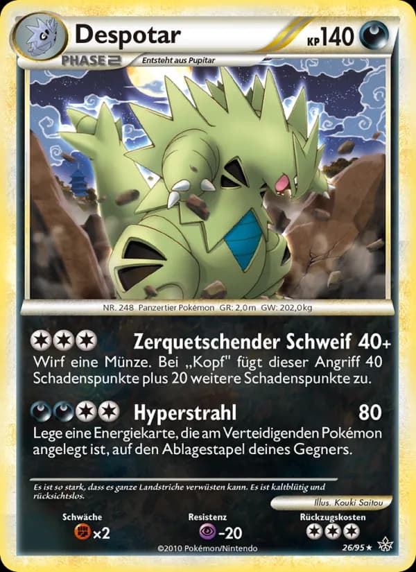Despotar card in German