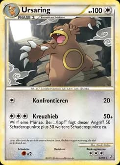 Ursaring card in German