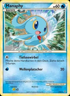 Manaphy card in German