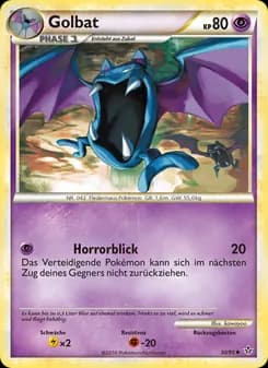Golbat card in German