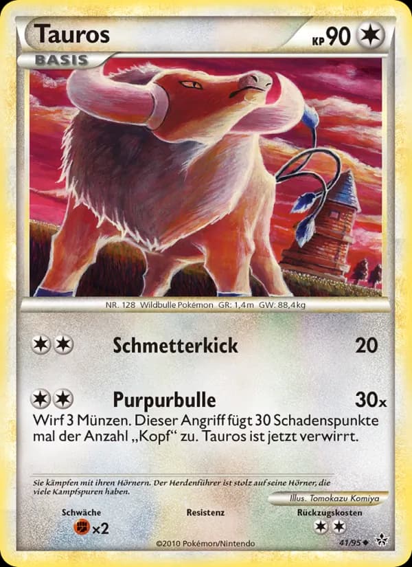 Tauros card in German