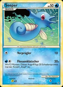 Seeper card in German