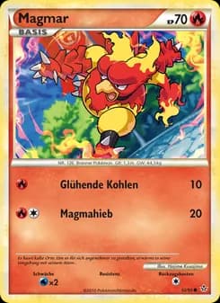 Magmar card in German
