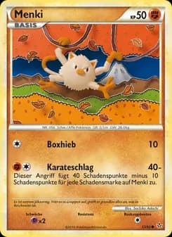 Menki card in German