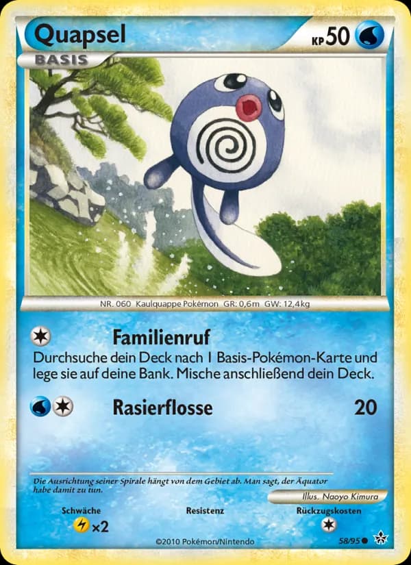 Quapsel card in German