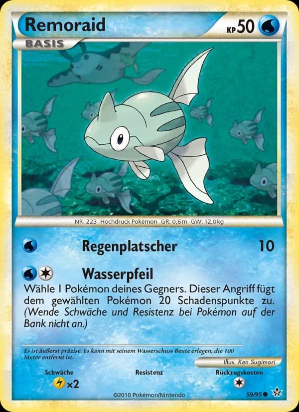 Remoraid card in German