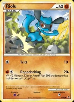 Riolu card in German