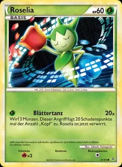 Roselia card in German