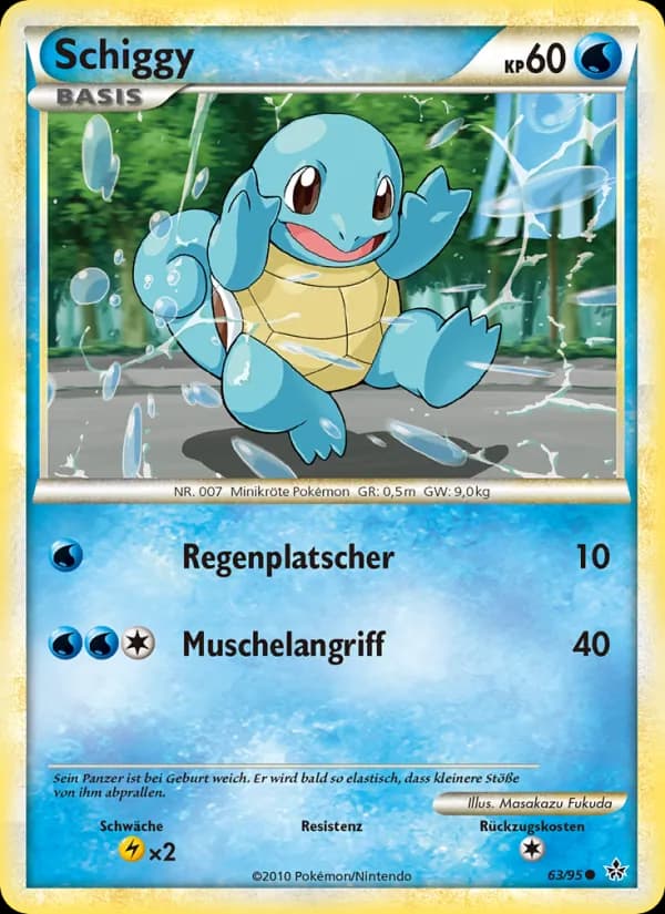 Schiggy card in German