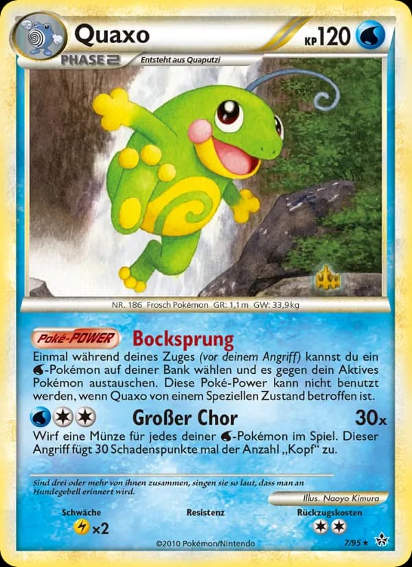 Quaxo card in German