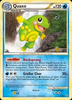 Quaxo card in German