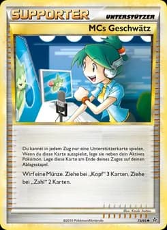 MCs Geschwätz card in German