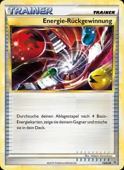 Energie-Rückgewinnung card in German