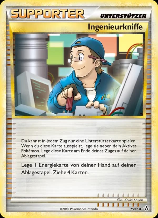 Ingenieurkniffe card in German