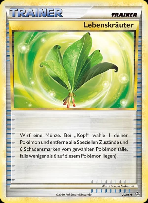 Lebenskräuter card in German