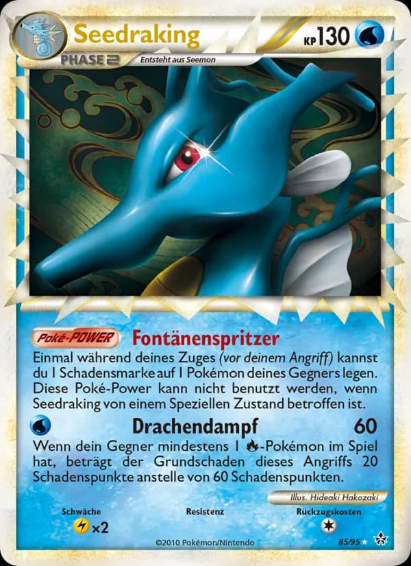 Seedraking card in German