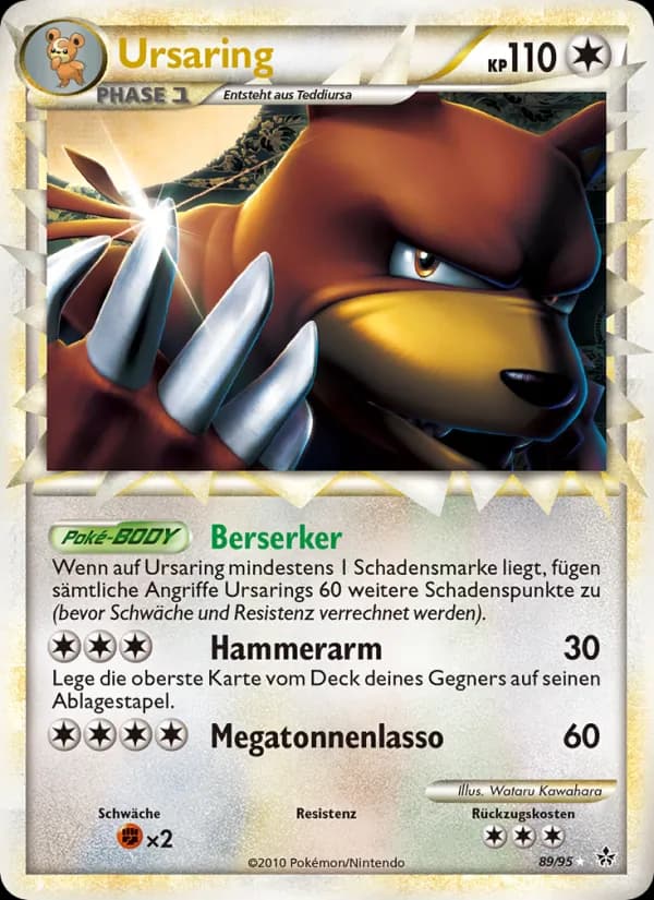 Ursaring card in German