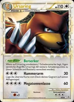 Ursaring card in German