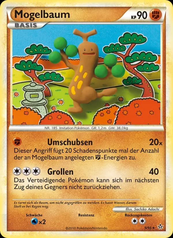 Mogelbaum card in German