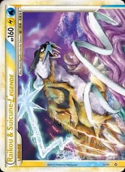 Raikou & Suicune LEGENDE card in German