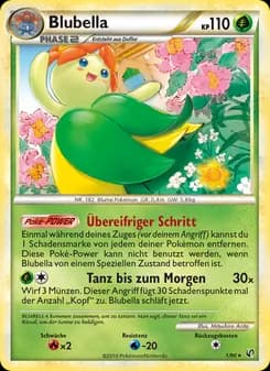 Blubella card in German