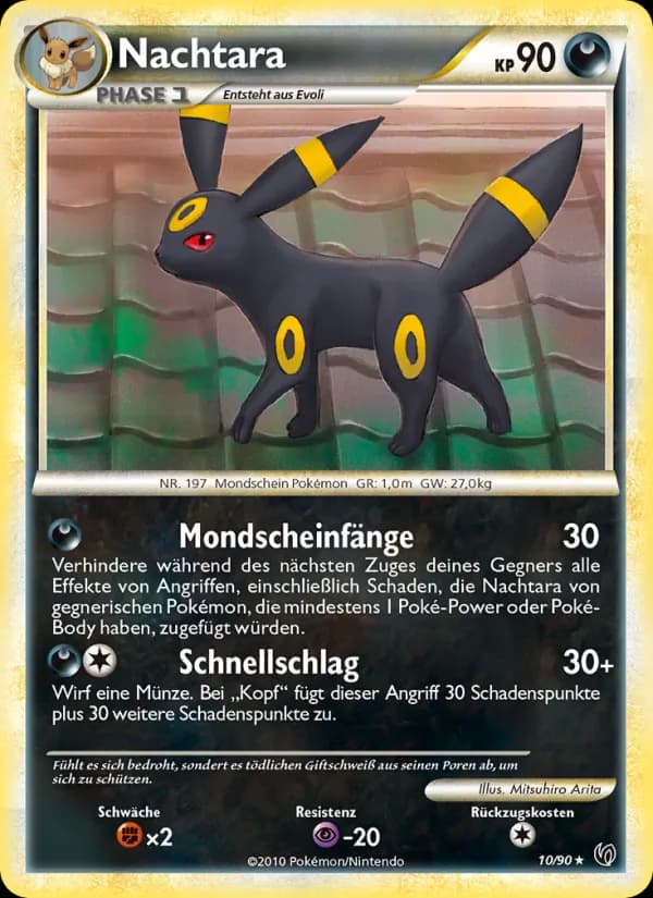 Nachtara card in German