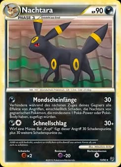 Nachtara card in German