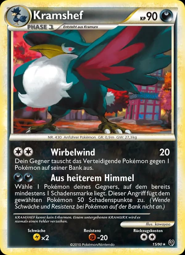 Kramshef card in German