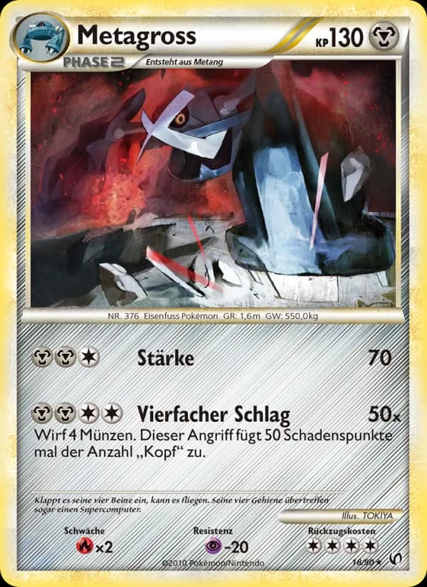 Metagross card in German