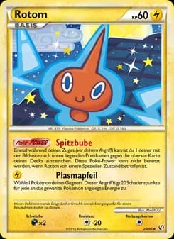 Rotom card in German
