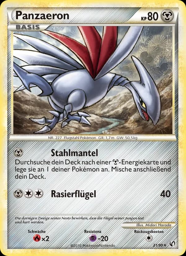Panzaeron card in German