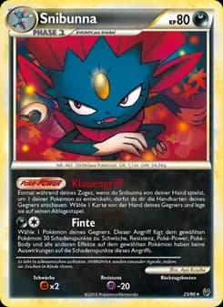 Snibunna card in German