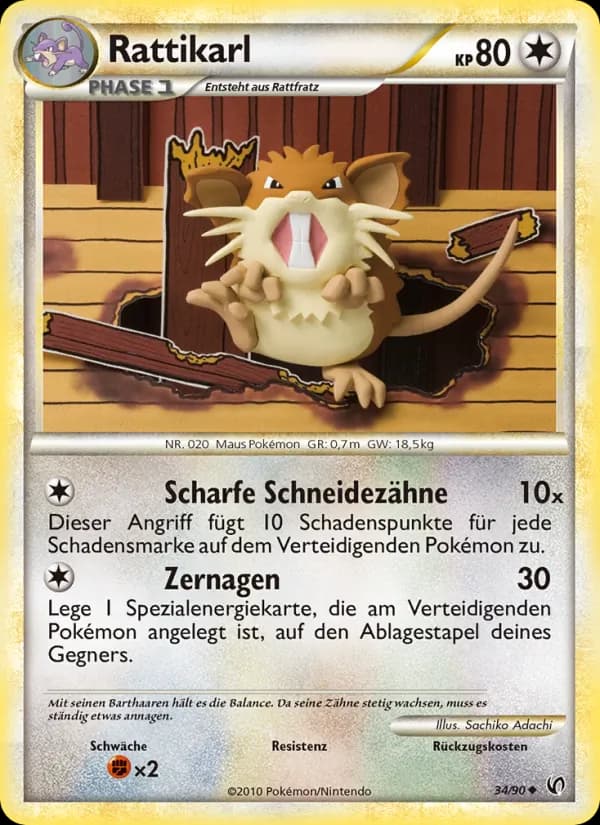 Rattikarl card in German