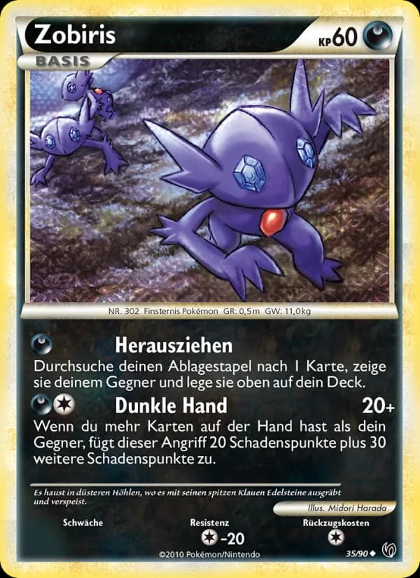 Zobiris card in German