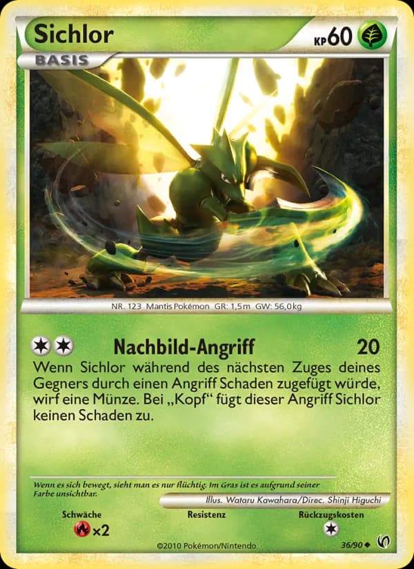 Sichlor card in German