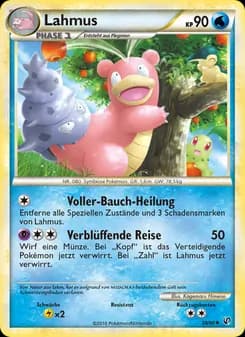 Lahmus card in German