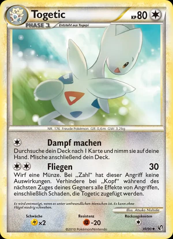 Togetic card in German