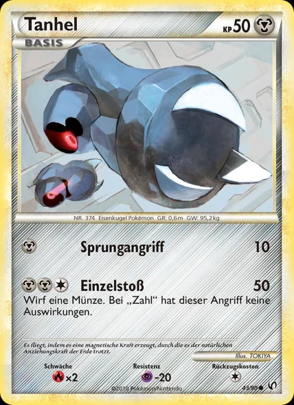 Tanhel card in German