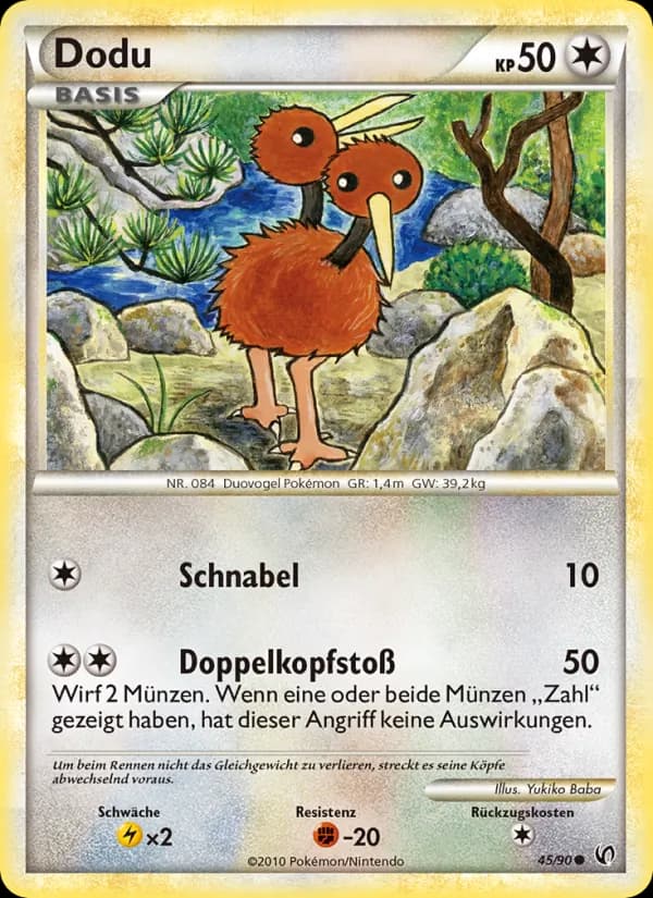 Dodu card in German