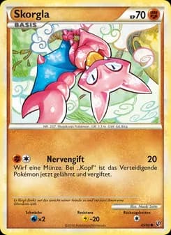 Skorgla card in German
