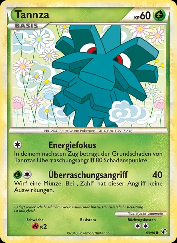 Tannza card in German