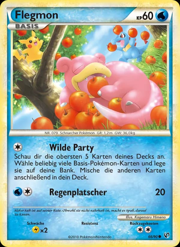 Flegmon card in German
