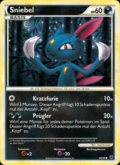 Sniebel card in German