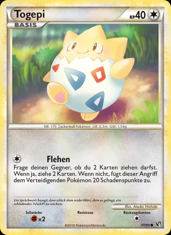Togepi card in German