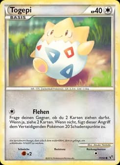 Togepi card in German