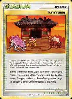 Turmruine card in German