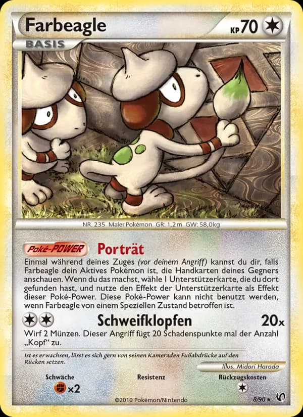 Farbeagle card in German