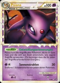 Psiana card in German